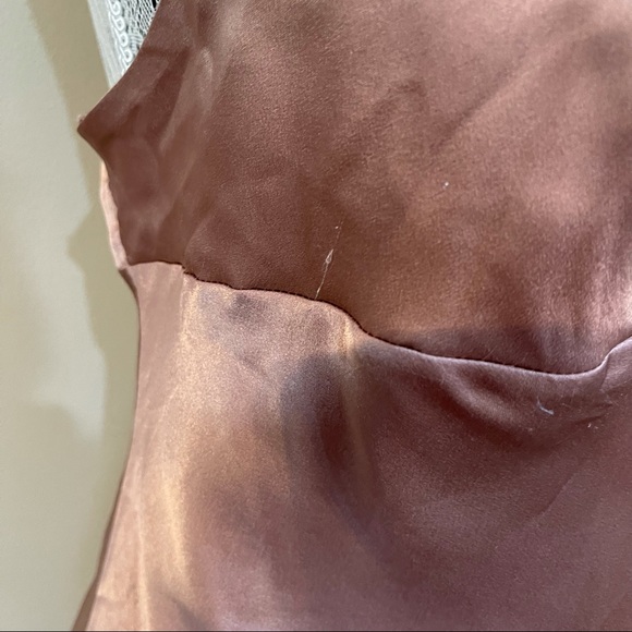 victoria’s Secret womens pink satin cami night gown satin size s - Picture 2 of 5